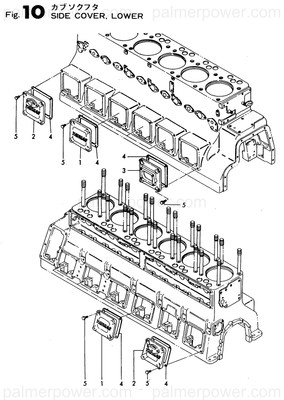 Order YANMAR 143600-01410 Cover, Block