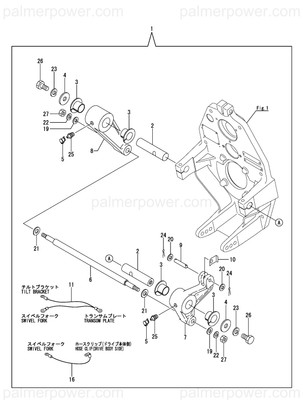 Order YANMAR 196313-01401 Pin, Bearing