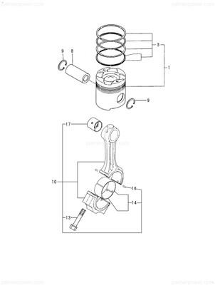 Order YANMAR 748218-22501 Ring Assy