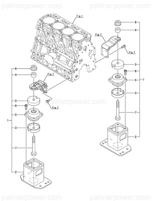 Order YANMAR 129671-08230 Support, Mount