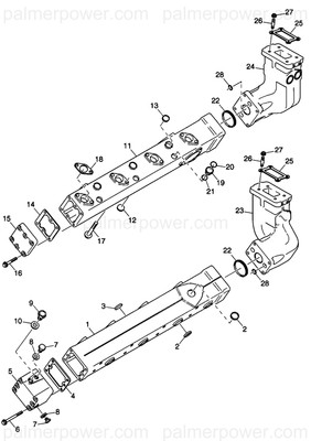 Order YANMAR 165000-29200 Manifold, Exhaust Lh