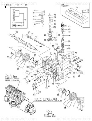 Order YANMAR 748006-51351 Pump Assy, Injection