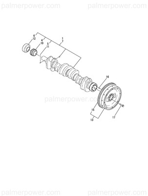 Order YANMAR 126677-21250 Crankshaft Assy
