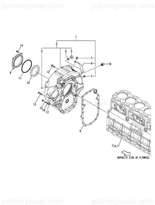 Order YANMAR 727698-01601 Housing Assy