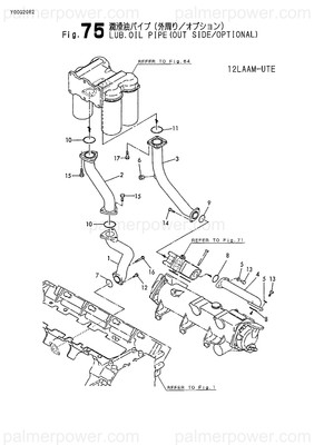 Order YANMAR 41639-550681 Pipe, Oil