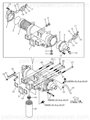 Order YANMAR 726613-33701 Oil Cooler Assy
