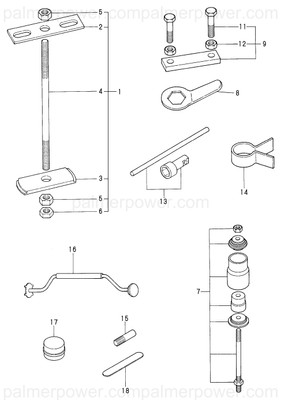 Order YANMAR 103338-92020 Tool, Liner Remover