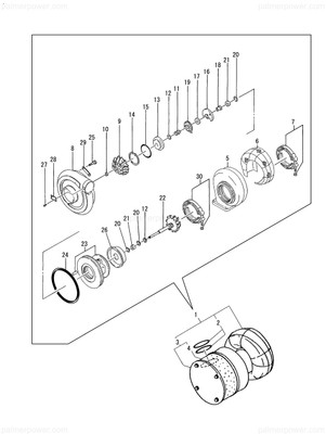 Order YANMAR 126687-18010 Turbocharger, Td13M
