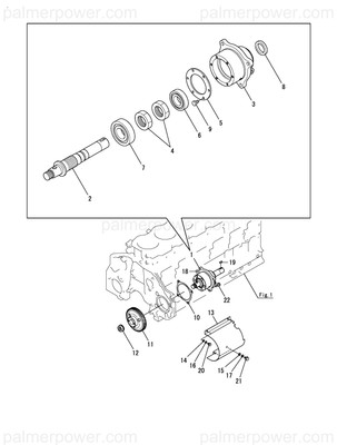 Order YANMAR 127881-54410 Shaft, Drive