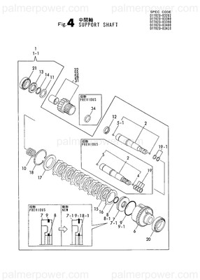Order YANMAR 777020-03931 Rotator Assy