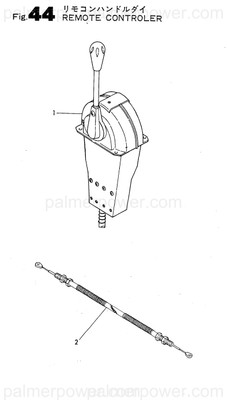 Order YANMAR 41701-000440 Cable,Remo-Con.