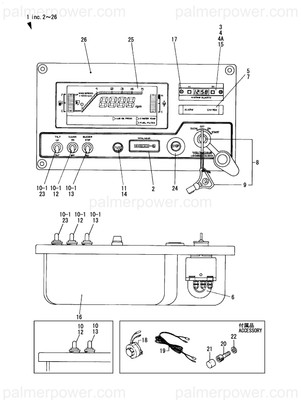 Order YANMAR 119182-91181 Panel Assy