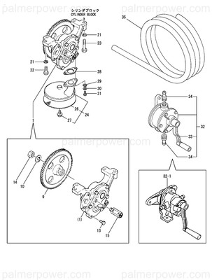Order YANMAR 127620-32200 Gear, Pump