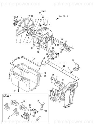 YANMAR 119595-07350 Label - Palmer Power