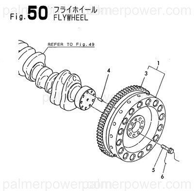 Order YANMAR 144626-21600 Gear, Ring D=504