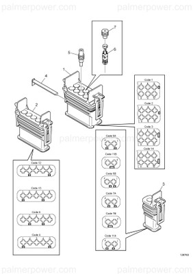 Order YANMAR 165000-29950 Contact 10-Pol.Code2