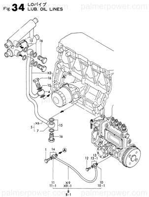 Order YANMAR 129470-39200 Pipe Assy, Oil