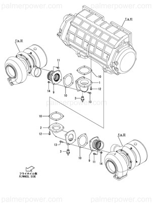 Order YANMAR 148999-18310 Duct, Air