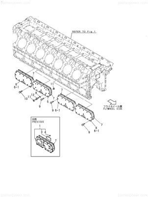 Order YANMAR 148806-01420 Cover, Block
