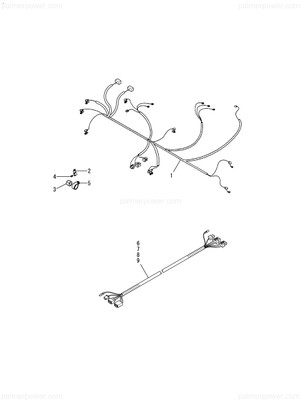 Order YANMAR 127488-77811 Harness,Engine.1Pole