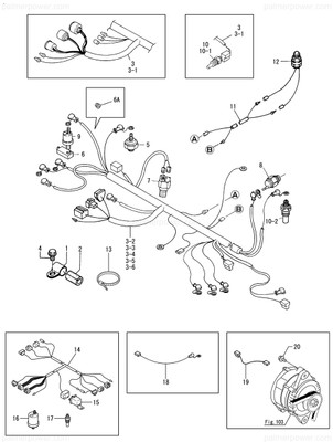Order YANMAR 119187-77810 Harness, Wire