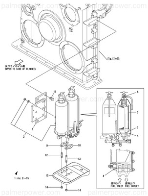 Order YANMAR 138613-55900 Element, Fuel Filter