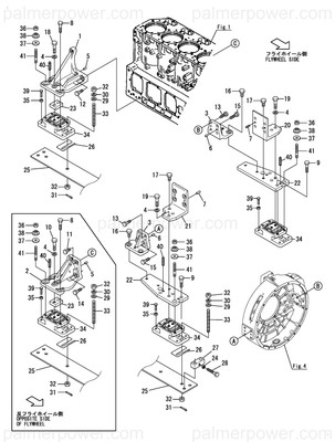 Order YANMAR 126616-01921 Foot, Mounting