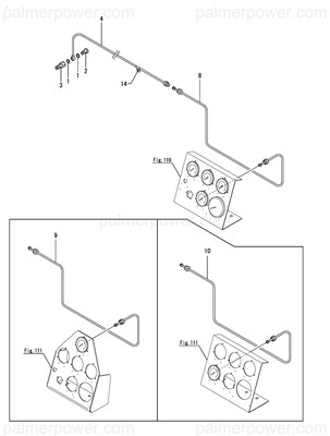 Order YANMAR 43510-550740 Bolt, Pipe Joint 8