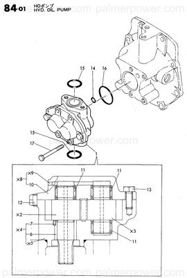 Order YANMAR 26911-040082 Screw, M4X 8