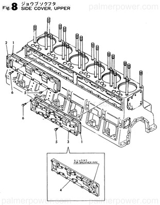 Order YANMAR 143600-01460 Cover, Block