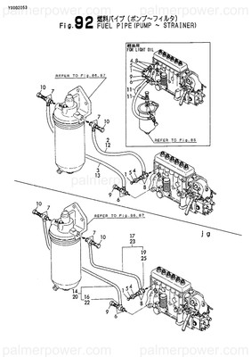 Order YANMAR 126630-59021 Pipe, Fuel Oil