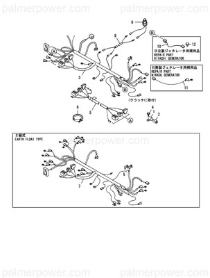 Order YANMAR 119187-77814 Harness, Wire