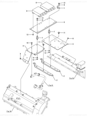 Order YANMAR 119798-77720 Bracket, Ecu