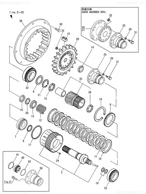 Order YANMAR 177501-03072 Shaft Assy, Input