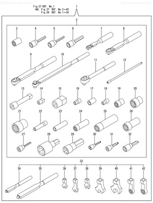 Order YANMAR 196311-92400 Socket, 13