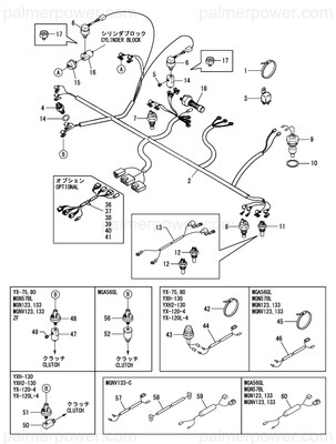 Order YANMAR 127698-77821 Harness, Wire
