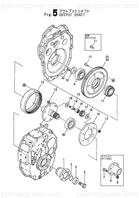 Order YANMAR 24142-303110 Bearing, 30311H
