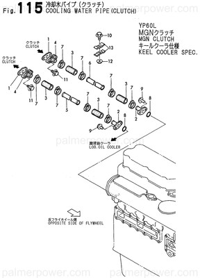 Order YANMAR 126630-49900 Joint, Pipe