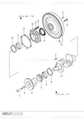 Order YANMAR 124060-21200 Gear, Crankshaft