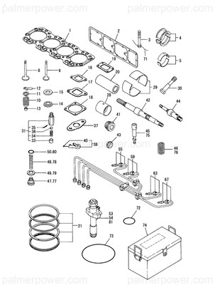 Order YANMAR 127410-01411 Gasket, Side Cover