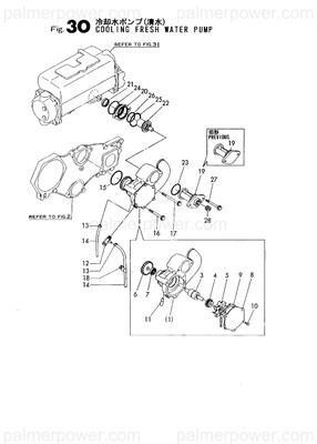 Order YANMAR 120130-43140 Impeller