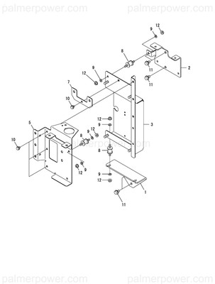 Order YANMAR 119581-77910 Bracket, Connector