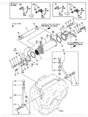Order YANMAR 177510-04351 Cooler Assy, B