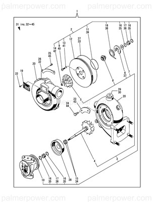 Order YANMAR X3271205002 Shaft, Turbine
