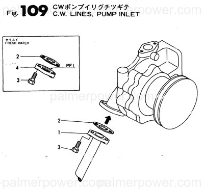 Order YANMAR 135400-49020 Flange