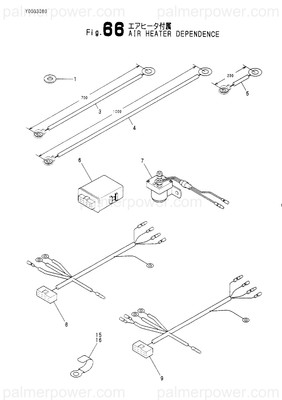 Order YANMAR 128633-77610 Wire