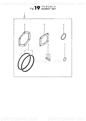 Order YANMAR 176005-02411 Gasket, Cover