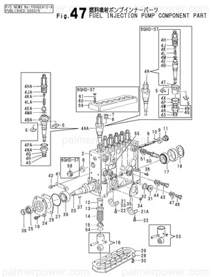 Order YANMAR X1341518320 Plunger Assy.