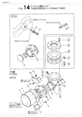 Order YANMAR 148633-18022 Turbine Assy
