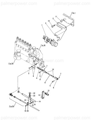 Order YANMAR 41660-500911 Link, Governor